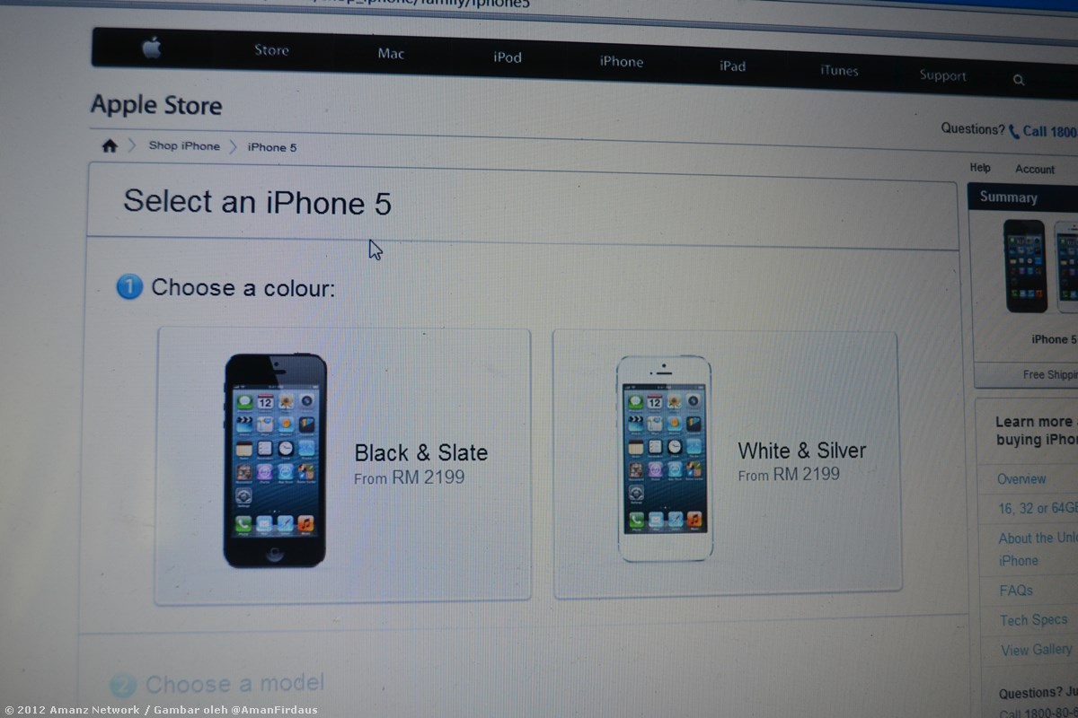 Apple Store Malaysia Mula Menawarkan iPhone 5 Dengan Tempoh Penghantaran Dalam 4 Hari