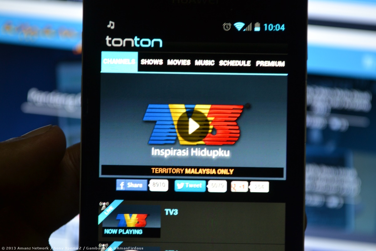 TonTon Memperkenalkan “TV Everywhere” – Siaran TV Pada Pelbagai Saiz Peranti