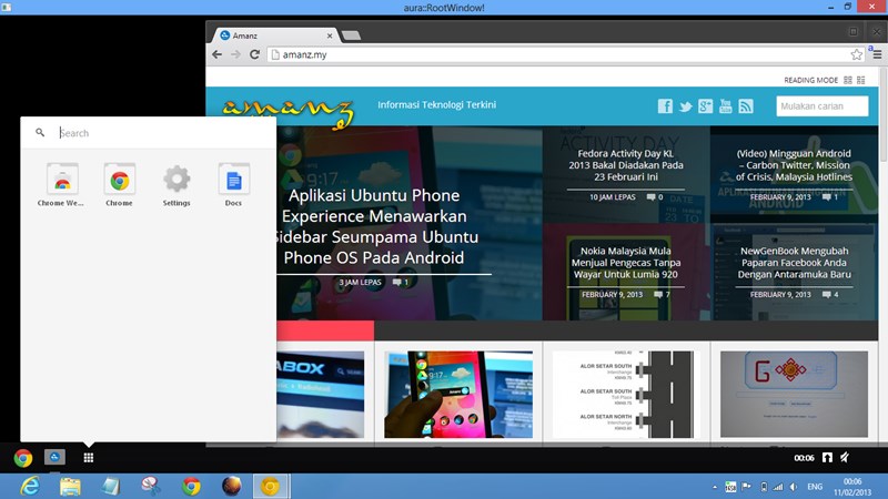 Chrome Canary - Chrome OS