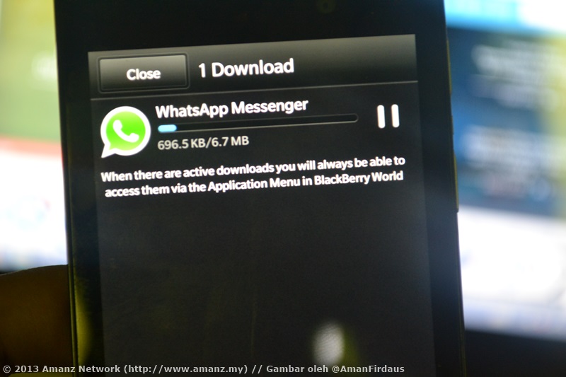 WhatsApp BlackBerry 10
