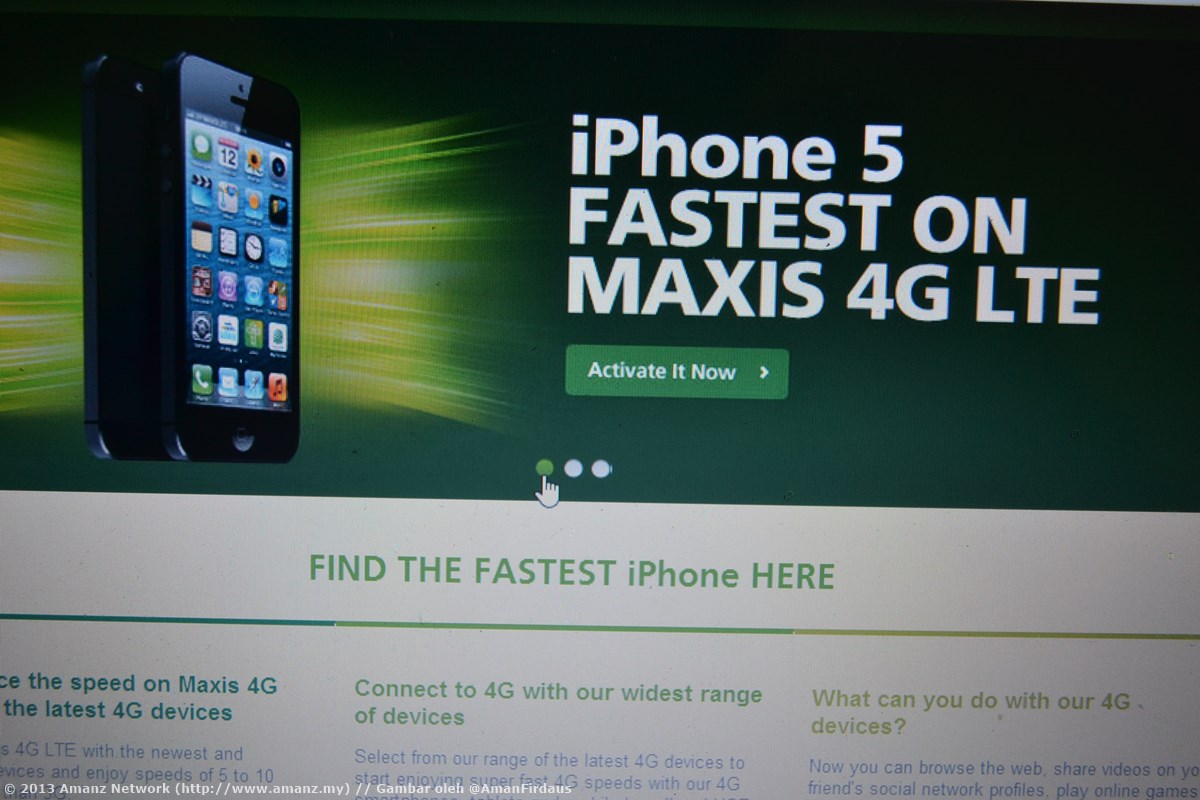 Maxis : Pengguna iPhone 5, iPad Mini Dan iPad 4 Kini Boleh Menikmati Rangkaian 4G LTE