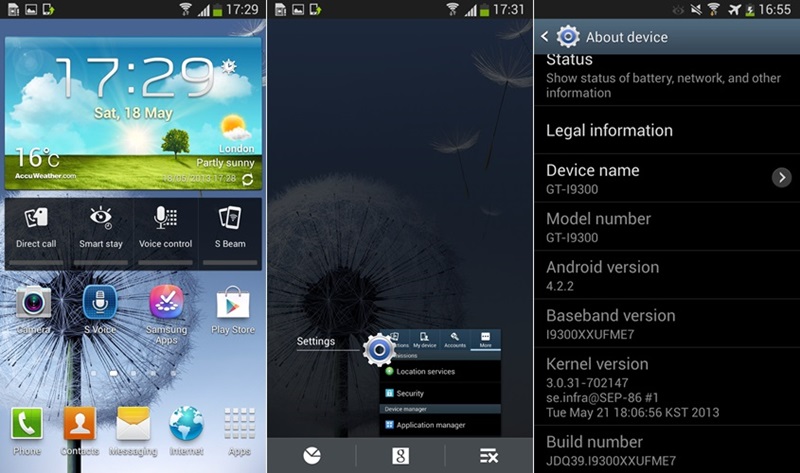 Galaxy S3 - Android 4.2.2