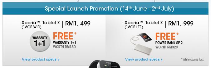 Sony Xperia Tablet Z Malaysia
