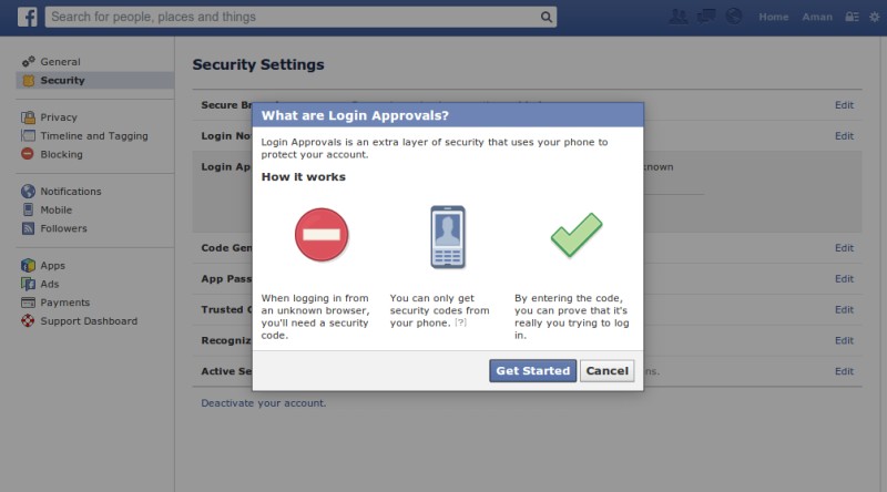 Facebook Login Approvals