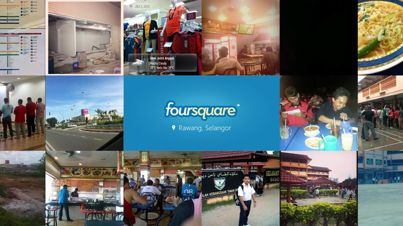 Aplikasi FourSquare Dilancarkan Untuk Windows 8