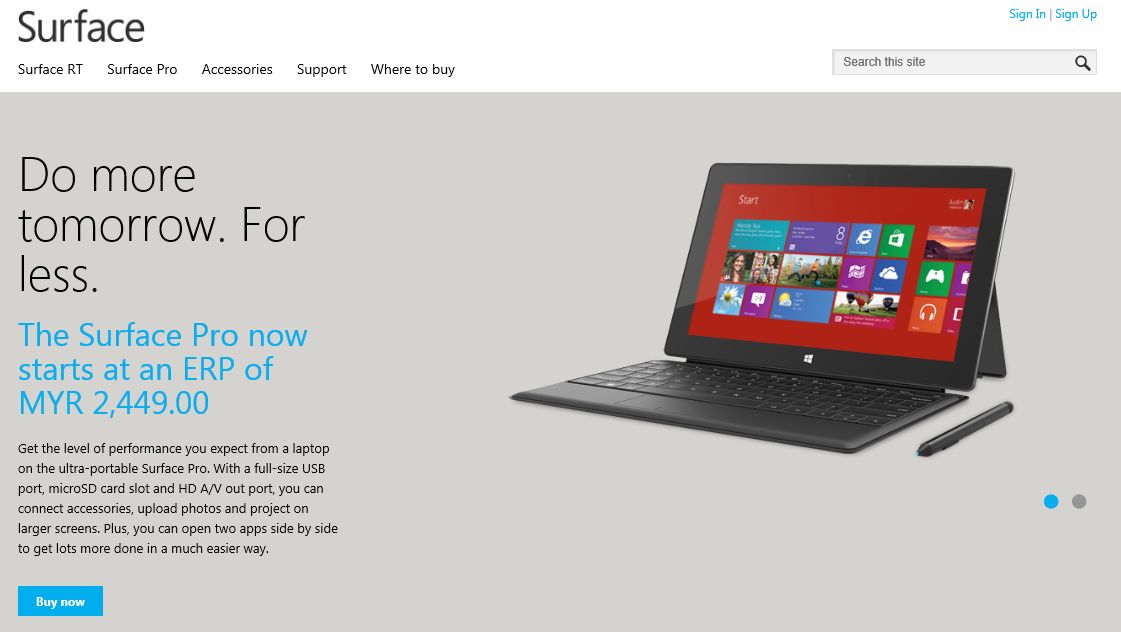 Surface Pro - RM2449