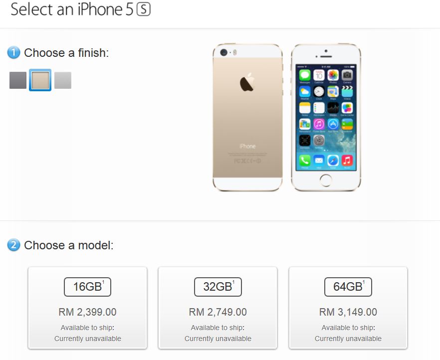 iPhone 5S Malaysia