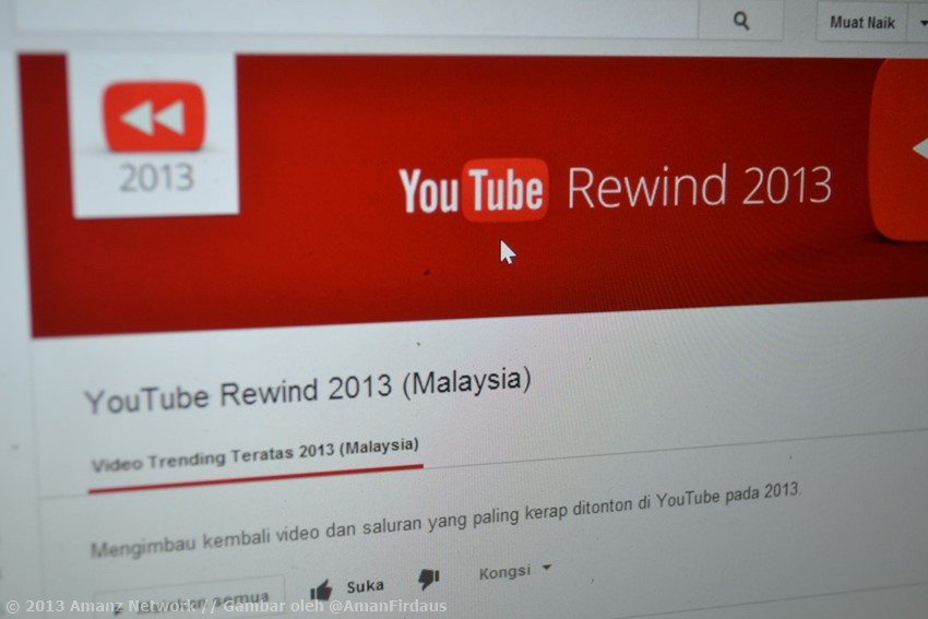 YouTube Rewind 2013 – Video Popular Sepanjang Tahun 2013 Dikongsikan