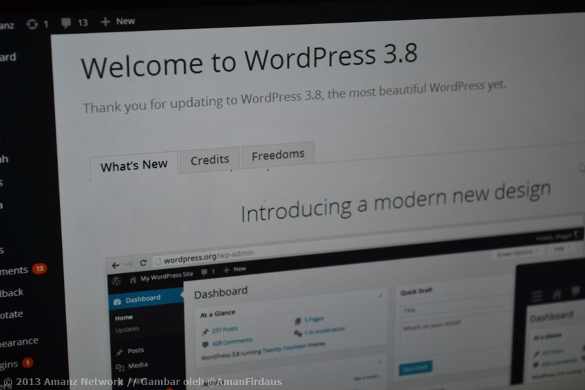 WordPress 3.8 Dilancarkan Secara Rasmi