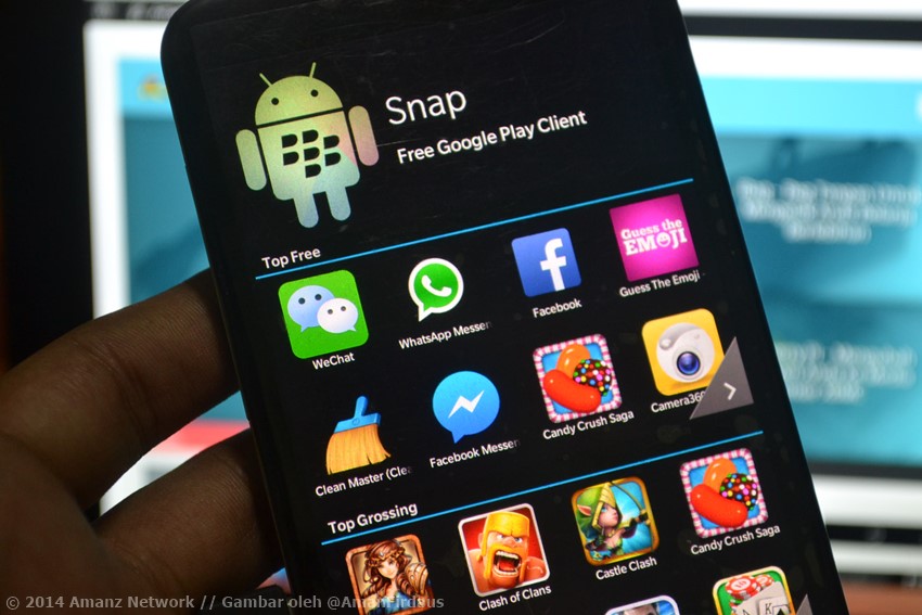 Snap Untuk BlackBerry 10 Memudahkan Pengguna Memasang Aplikasi Dari Google Play