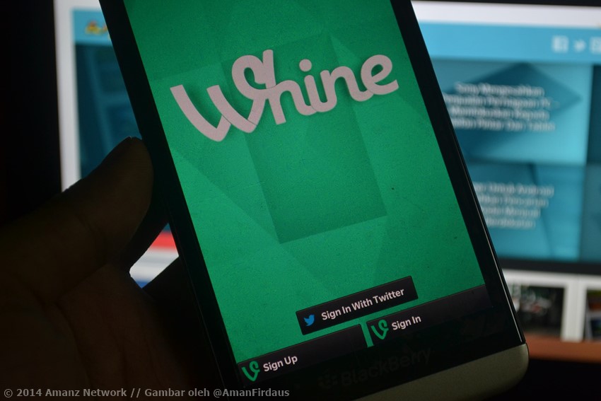 Whine – Klien Vine Untuk Pengguna BlackBerry 10