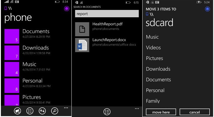 File Manager WP8.1