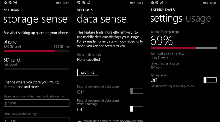 Windows Phone  - Sense