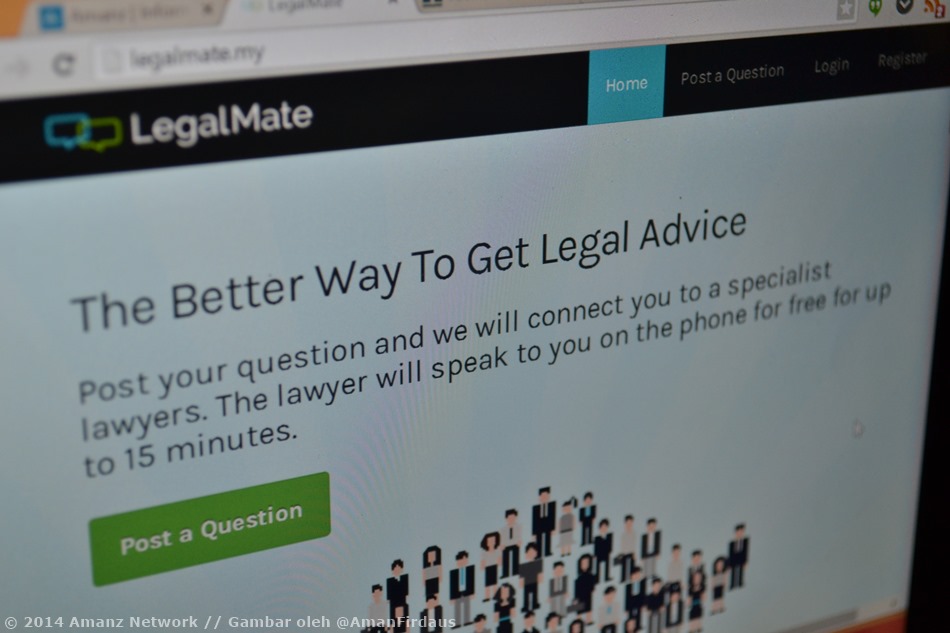 LegalMate Ingin Memudahkan Pengguna Mendapatkan Nasihat Daripada Peguam