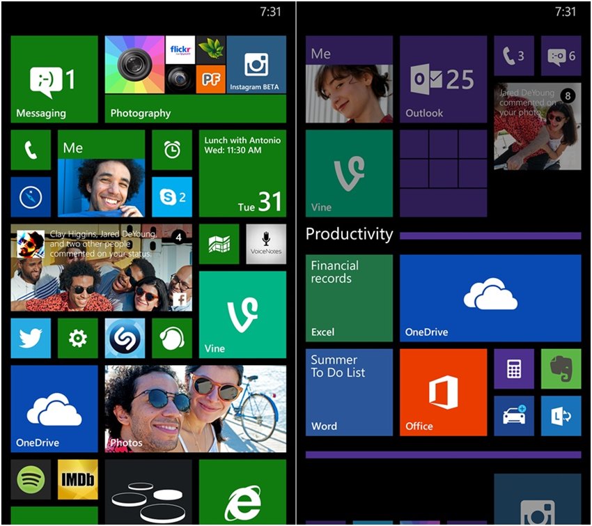 Windows Phone - Live Folder