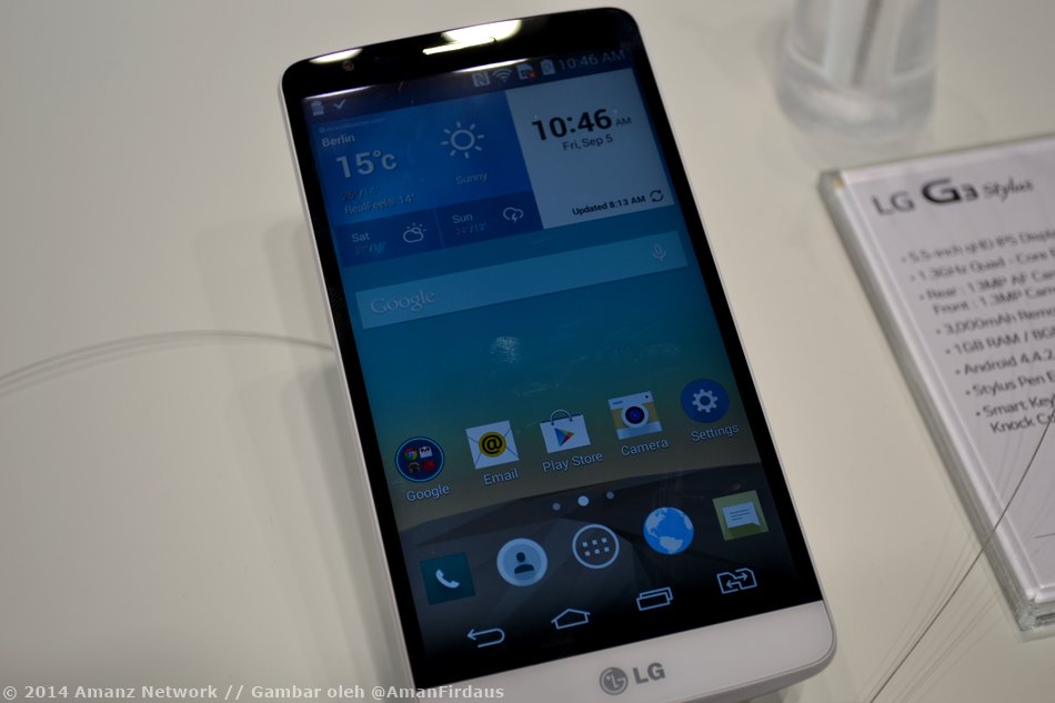 IFA 2014 – LG G3 Stylus : Telefon Pintar Dengan Stylus Murahan