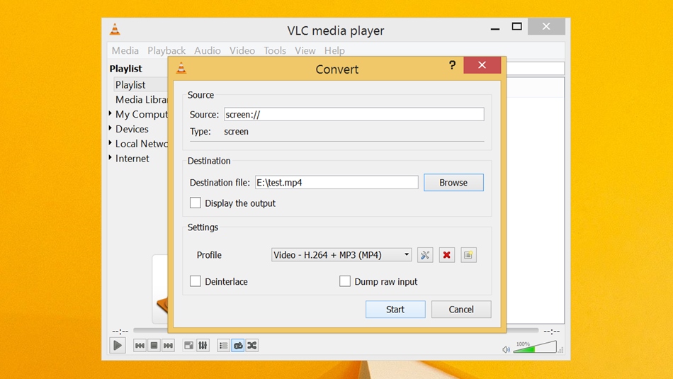 VLC Capture Media