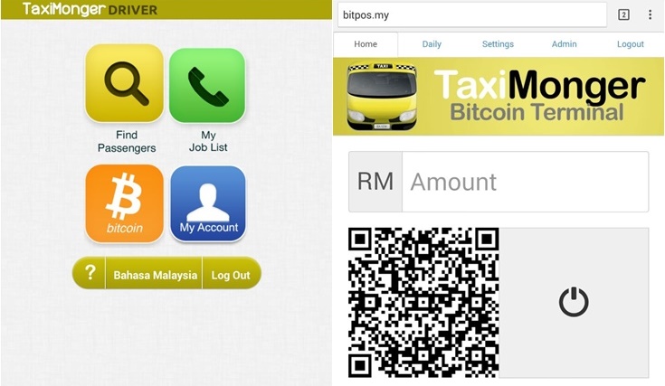 TaxiMonger Bitcoin
