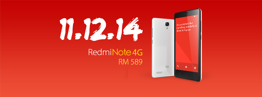 Redmi Note 4G Malaysia