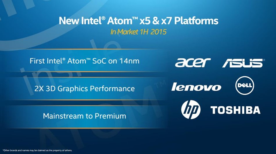Intel Atom MWC 2015