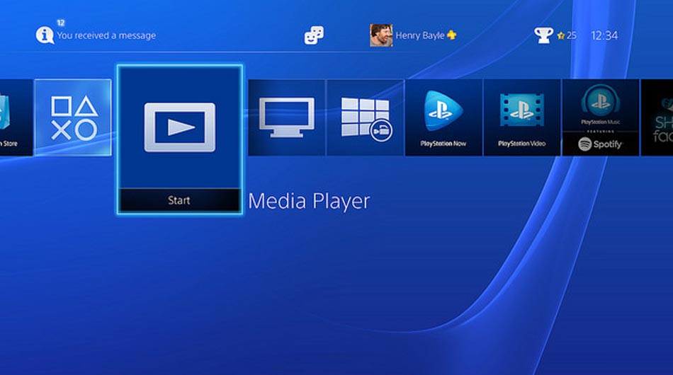 Media-Player-PlayStation-4