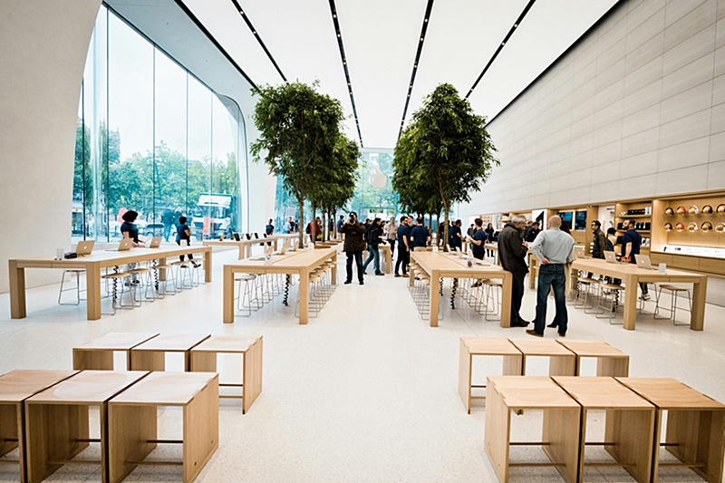 Apple Store Jony Ive jony-ive-apple-store-brussels-interiors-designboom-02