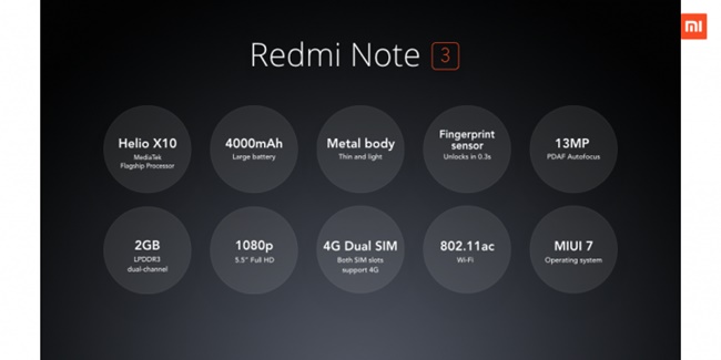 Redmi Note 3