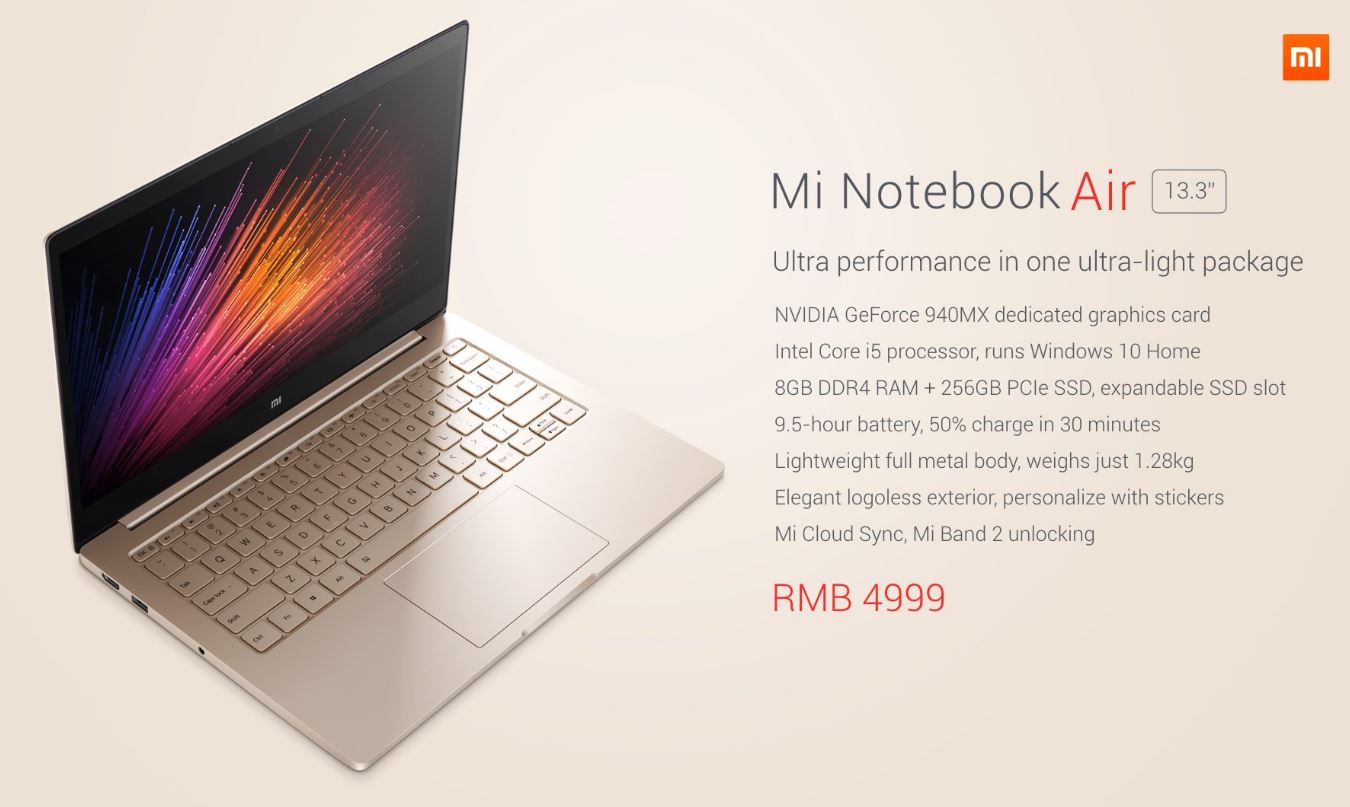 Xiaomi Mi Notebook Air 1