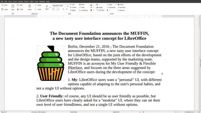 LibreOffice Notebookbar