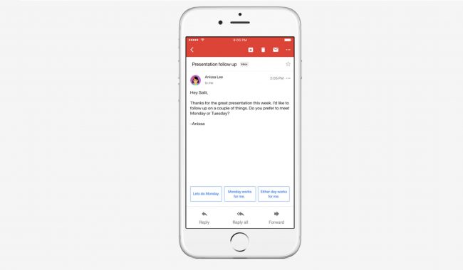 GMail Smart Reply
