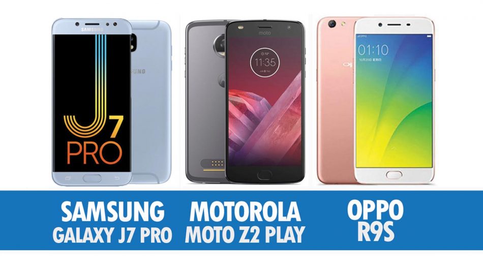 Perbandingan Samsung Galaxy J7 Pro(2017), Motorola Moto Z2