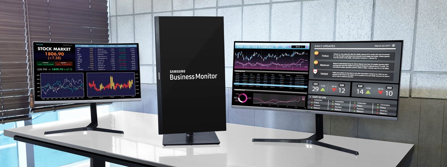 Samsung Memperkenalkan Tiga Monitor Baru Memfokuskan Pengguna Profesional