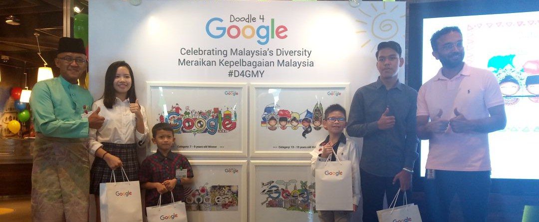Pemenang Doodle Pada Google Untuk Hari Malaysia 2017 Diumumkan
