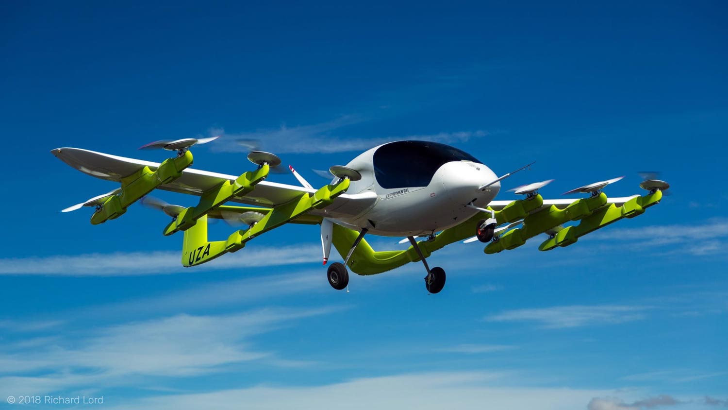 Teksi Terbang Kitty Hawk Cora Diperlihatkan Dengan Kemampuan Terbang Menegak