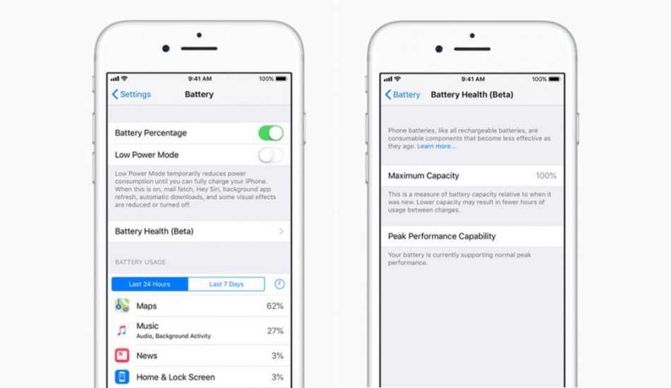 Apple iOS Battery Health