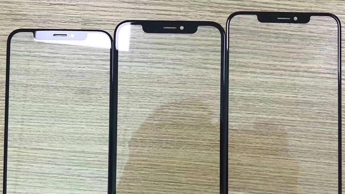 Panel Kaca Yang Didakwa Untuk Tiga iPhone 2018 Tertiris
