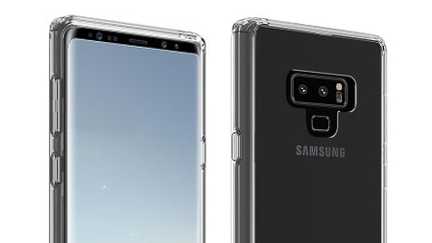 Rekaan Samsung Galaxy Note 9 Tertiris Dengan Kedudukan Pengimbas Cap Jari Diubah