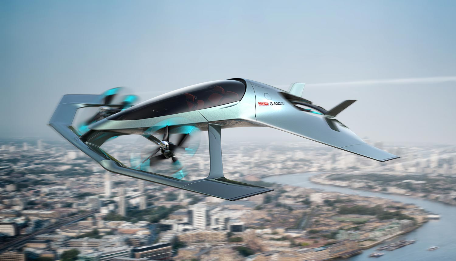 Aston Martin Memperlihatkan Rekaan Kenderaan Terbang Volante Vision Concept