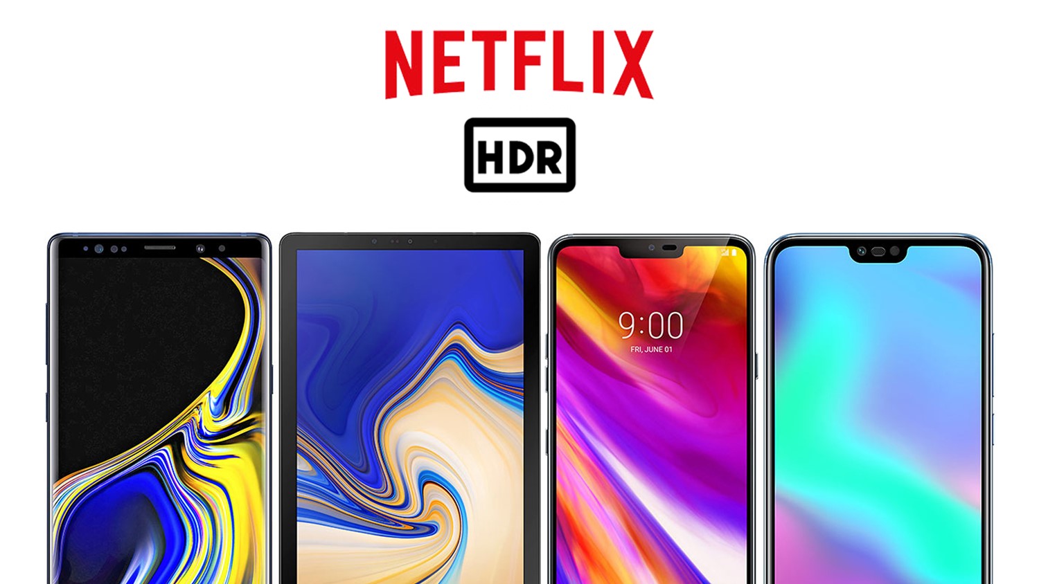 Sokongan Netflix HDR Untuk Galaxy Note 9, Tab S4, Honor 10, LG G7 Dan V35 Diaktifkan