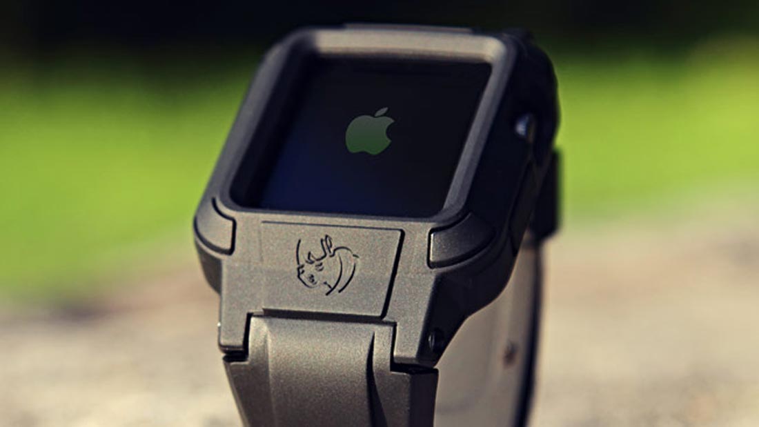 Kerangka Rhinoband Mengubah Apple Watch Menjadi Jam Tangan Pintar Tahan Lasak