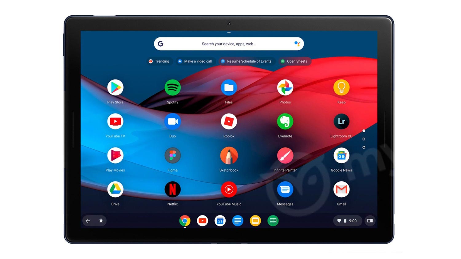 Rekaan Google Pixel Slate Tertiris – Tablet Chrome OS Dengan Pengimbas Jari Sisi