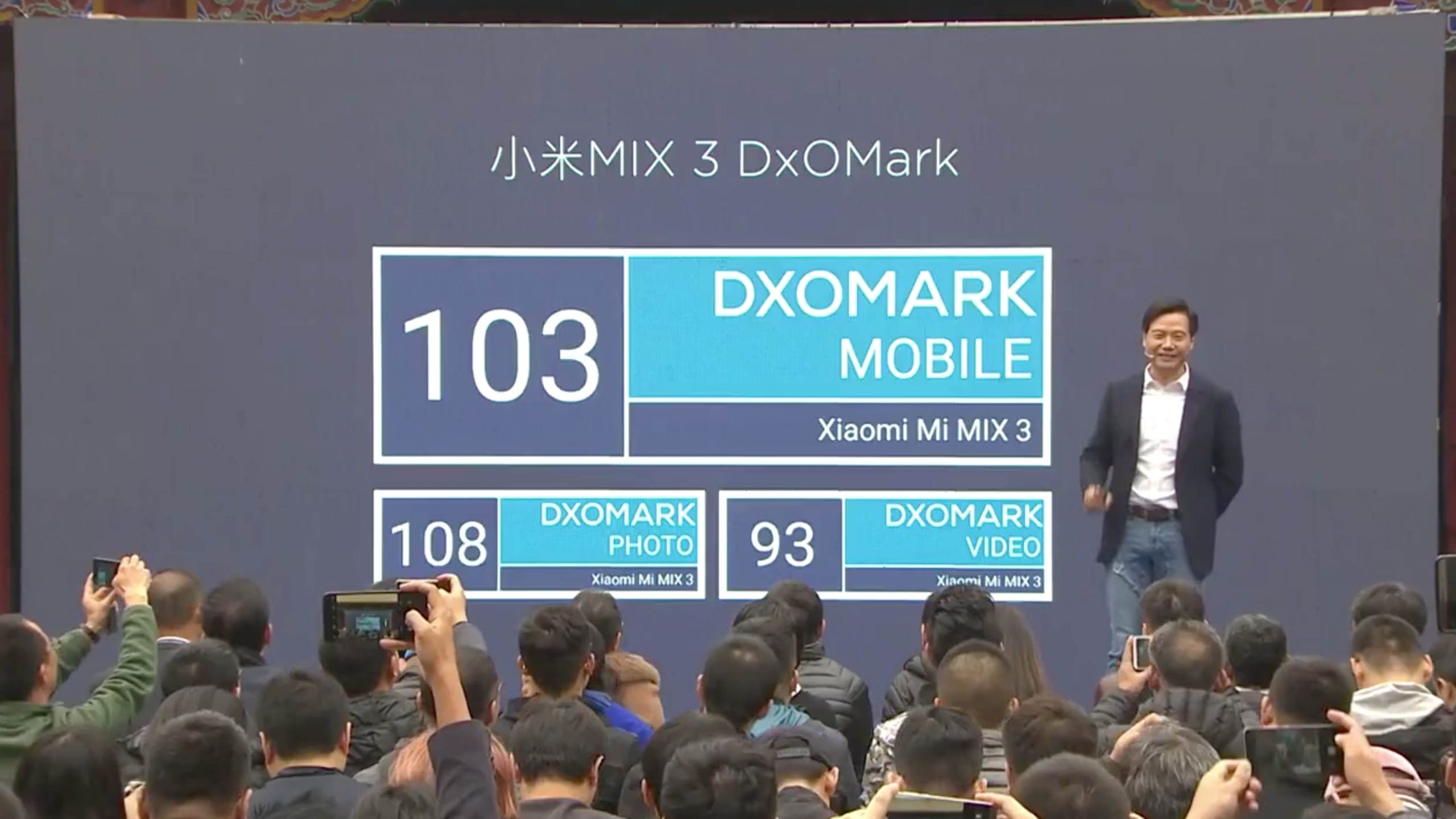 DXOMark : Xiaomi Mi MIX 3 Menerima Skor 103