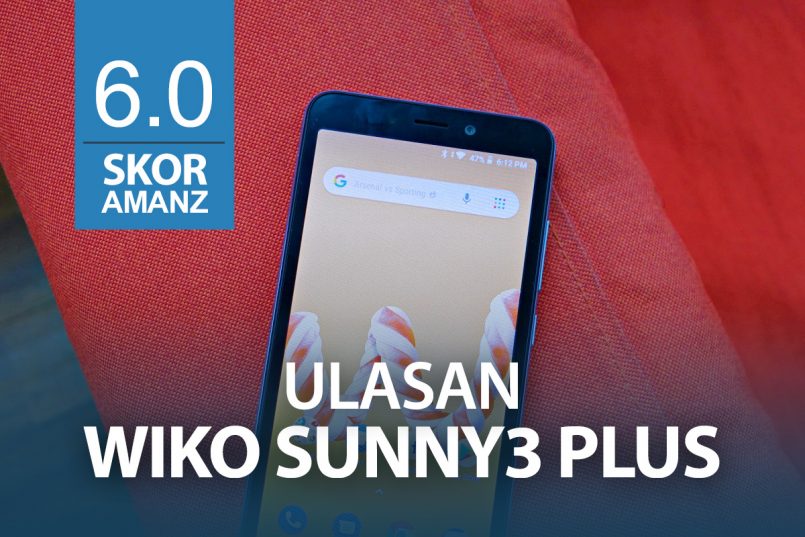 Ulasan: Wiko Sunny3 Plus – Telefon Android Go RM249