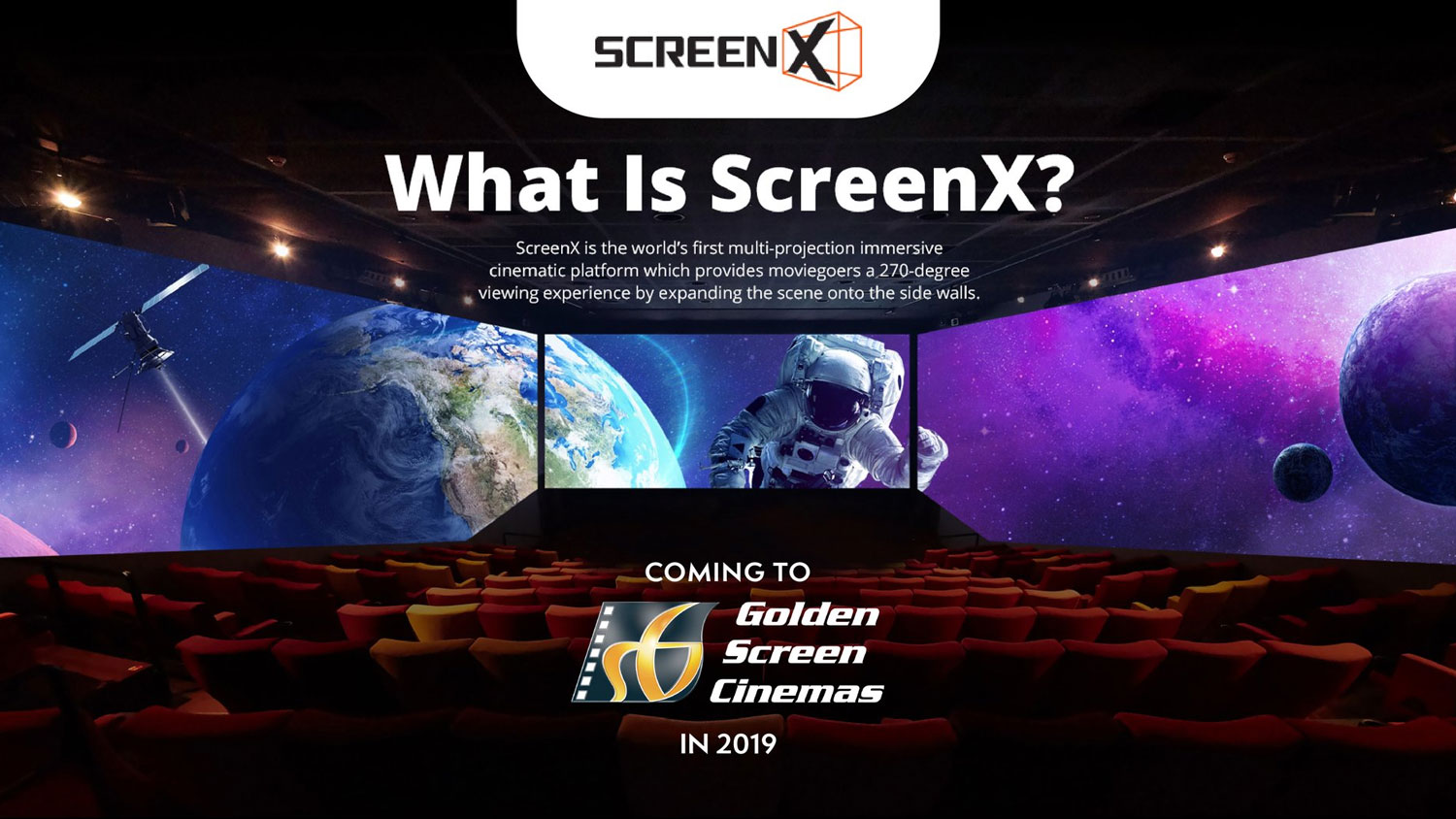 Pawagam GSC Akan Menggunakan Teknologi ScreenX Yang Menyokong Paparan Skrin 270 Darjah