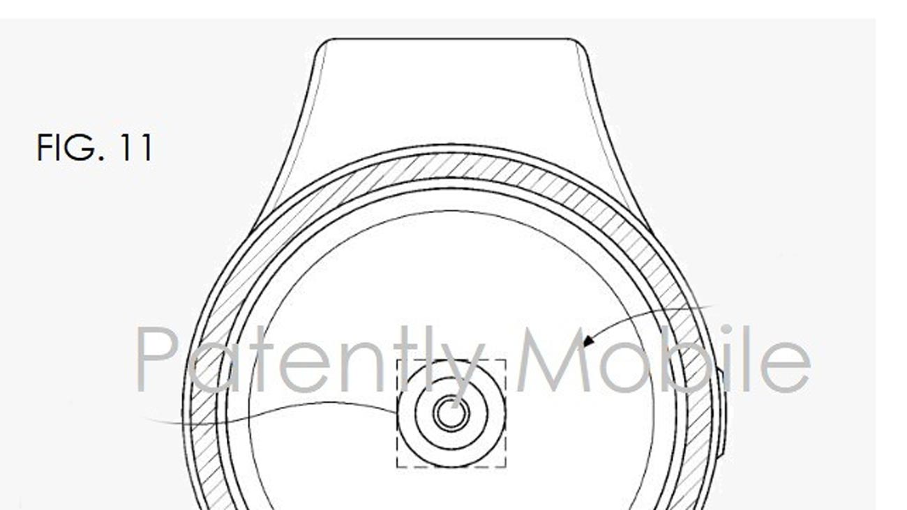 Samsung Mempatenkan Jam Tangan Pintar Dengan Pengimbas Cap Jari Dalam Skrin