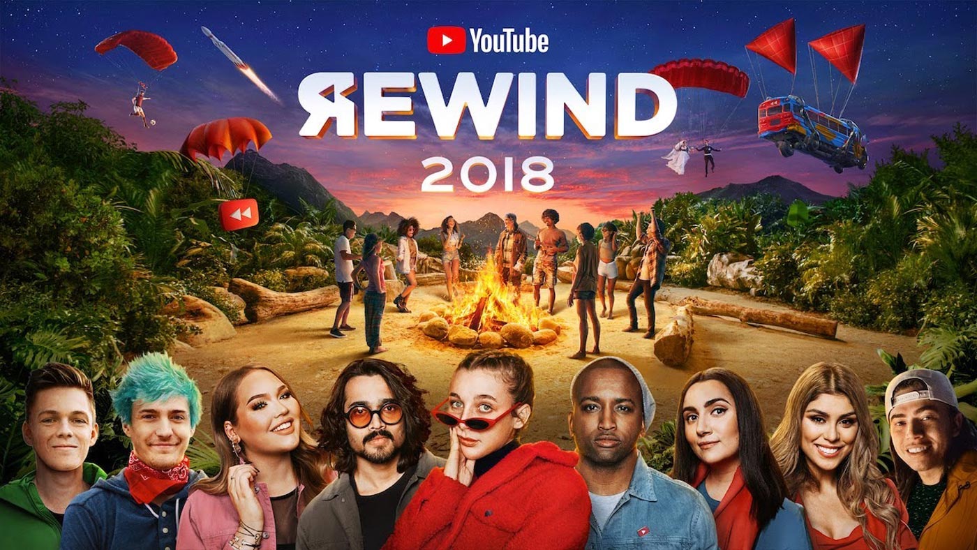 Video YouTube Rewind 2018 Kini Mencatatkan Jumlah Dislike Kedua Tertinggi Dalam Sejarah