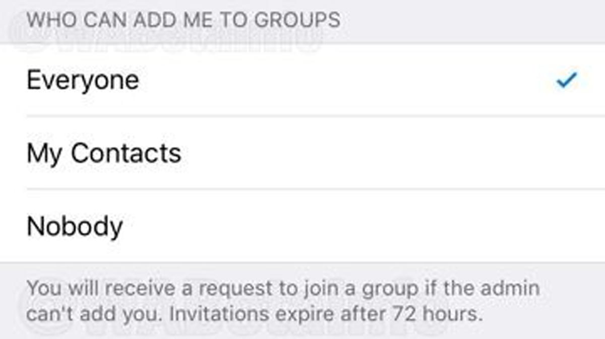 WhatsApp Kelak Akan Menghalang Anda Dari Dimasukkan Ke Dalam Group Tanpa Kebenaran