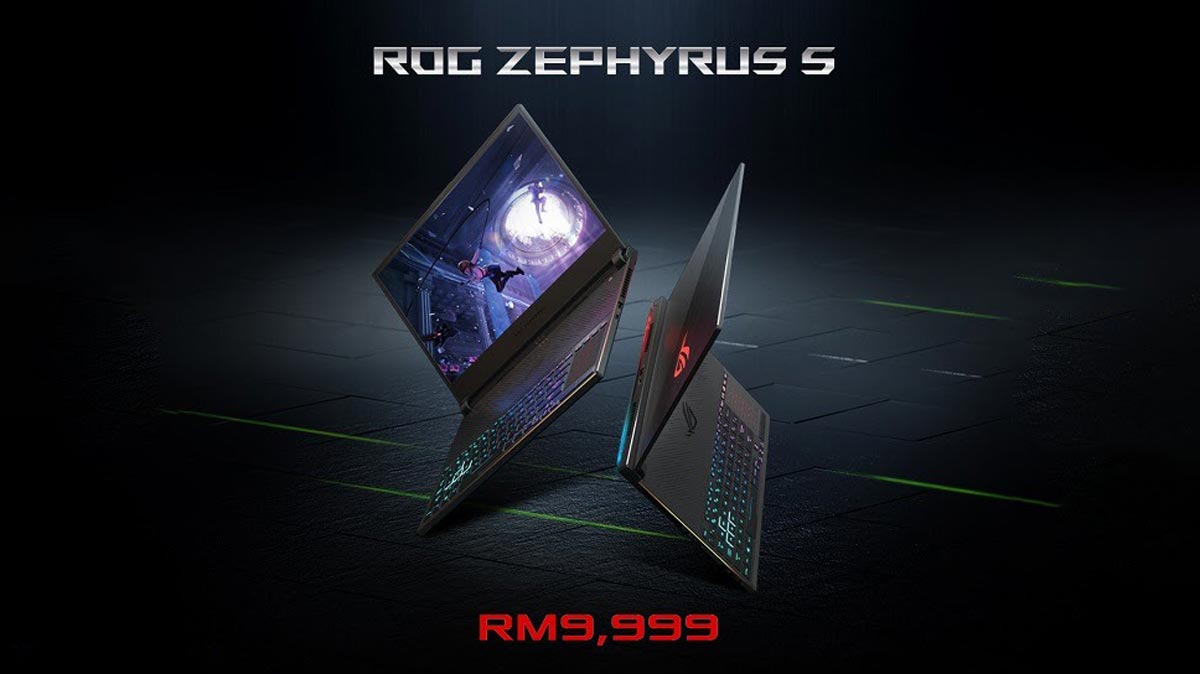 Asus ROG Zephyrus S GX531 Dengan RTX 2070 Max-Q Ditawarkan Pada Harga RM9999