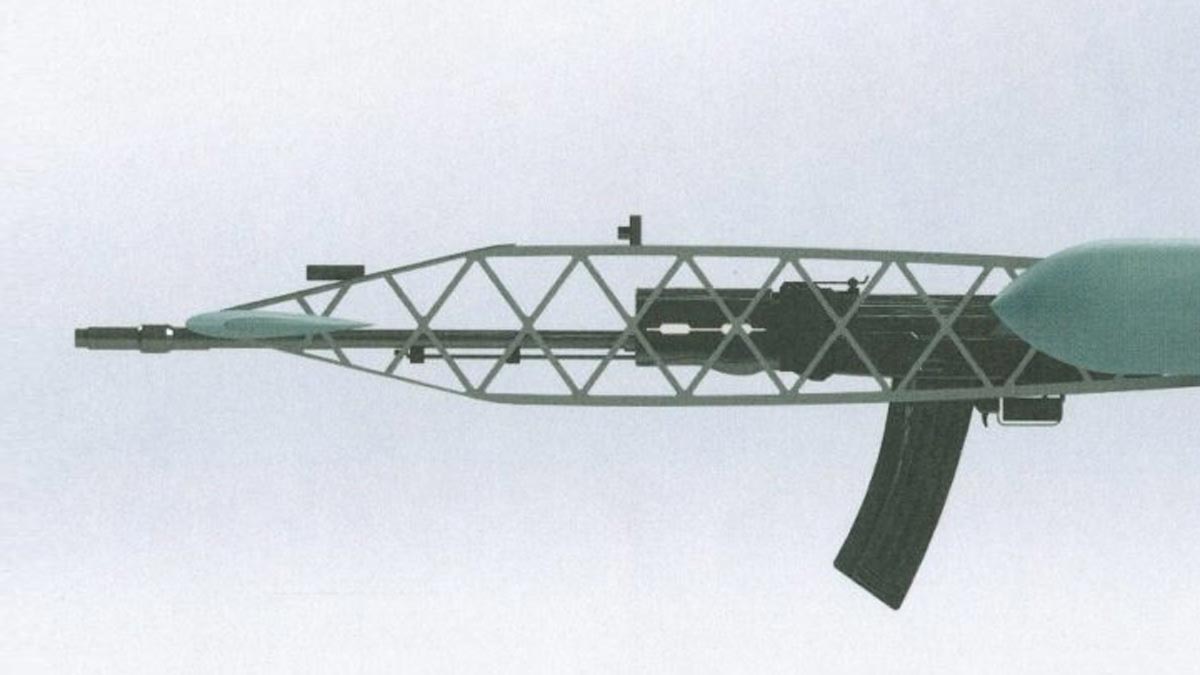 Firma Rusia Mempatenkan Dron Dengan AK-47 Terbina
