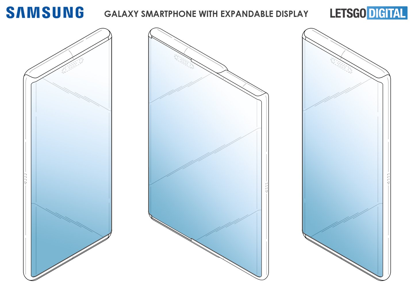 Samsung Mempatenkan Rekaan Skrin Yang Boleh Diperluaskan